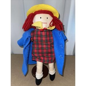 Vintage 1994 Madeline Plush Doll Blue Dress Eden Bemelman